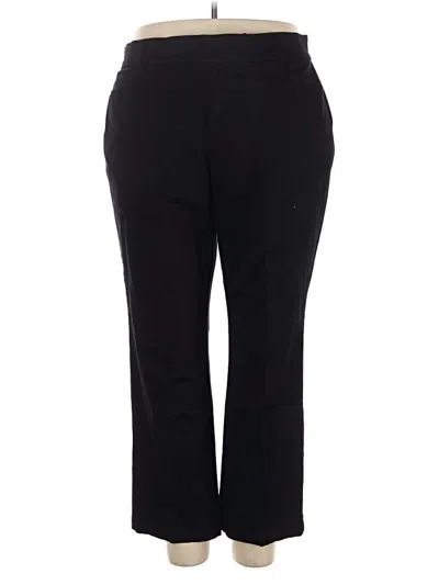 Pre-owned Jm Collection Casual Pants In Black
