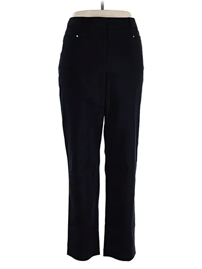 Pre-owned Jm Collection Casual Pants In Black