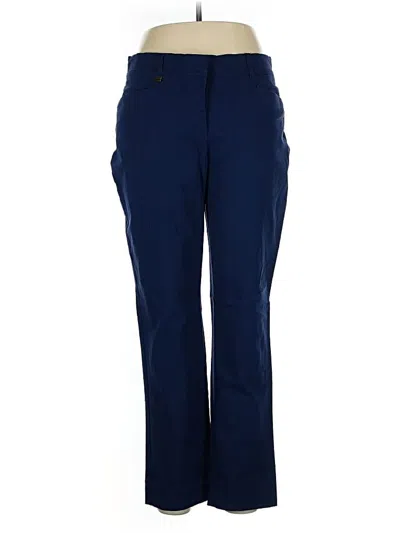 Pre-owned Jm Collection Casual Pants In Blue
