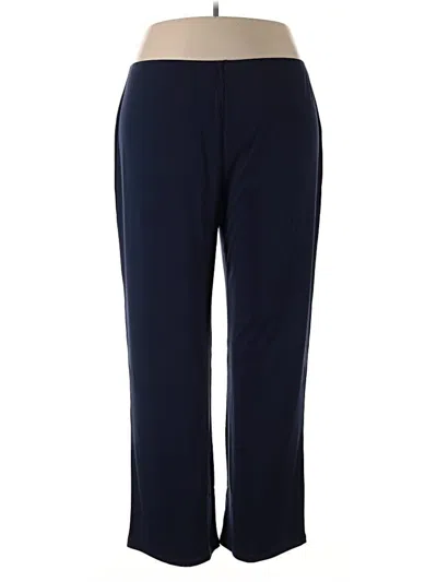 Pre-owned Jm Collection Casual Pants In Blue