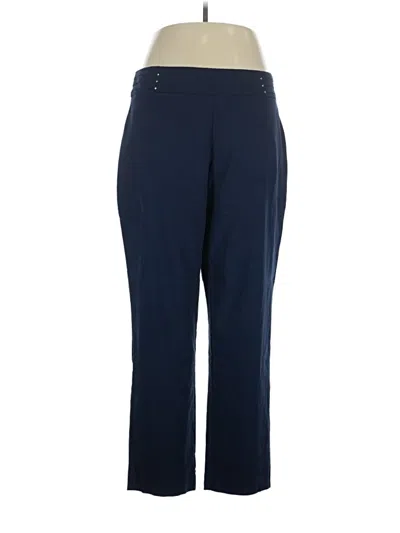 Pre-owned Jm Collection Casual Pants In Blue