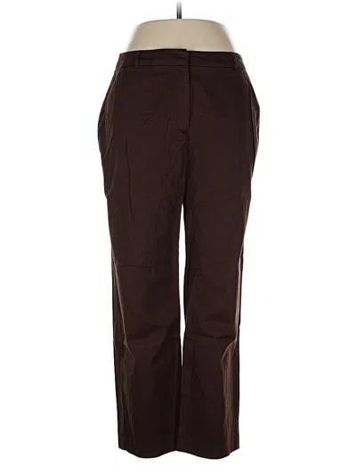 Pre-owned Jm Collection Casual Pants In Brown