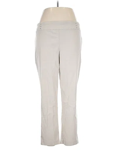 Pre-owned Jm Collection Casual Pants In Gray