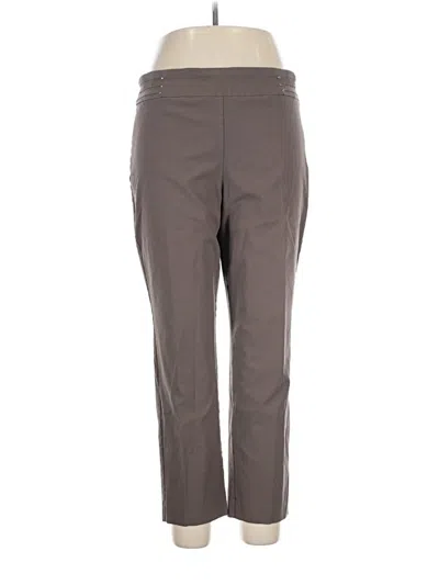 Pre-owned Jm Collection Casual Pants In Gray