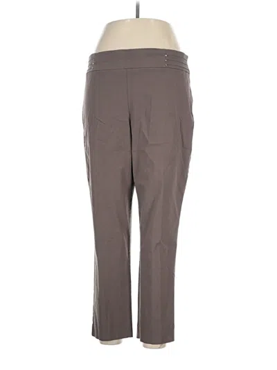 Pre-owned Jm Collection Casual Pants In Gray