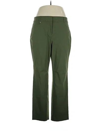 Pre-owned Jm Collection Casual Pants In Green