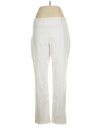 Pre-owned Jm Collection Casual Pants In Ivory