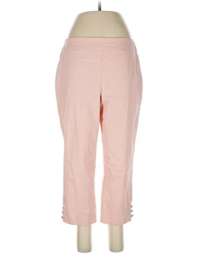 Pre-owned Jm Collection Casual Pants In Pink