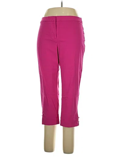 Pre-owned Jm Collection Casual Pants In Pink