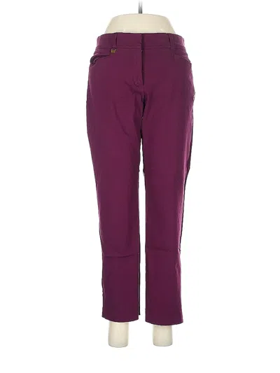 Pre-owned Jm Collection Casual Pants In Purple