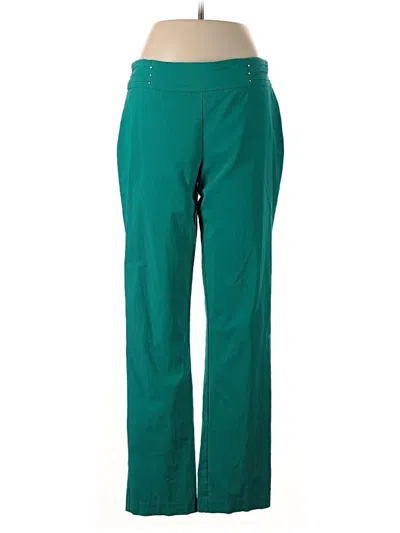 Pre-owned Jm Collection Casual Pants In Teal