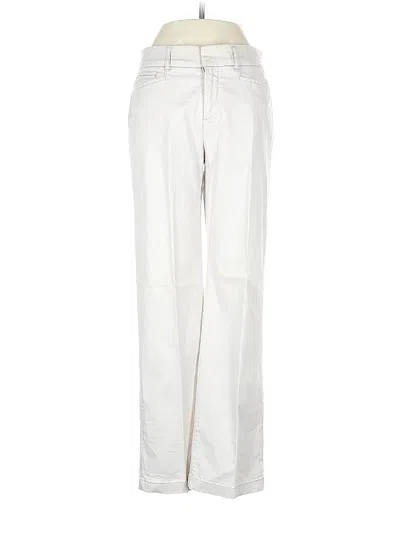 Pre-owned Jm Collection Casual Pants In White
