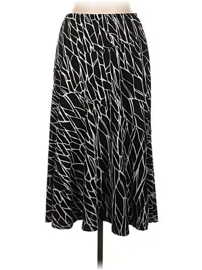 Pre-owned Jm Collection Casual Skirt In Black