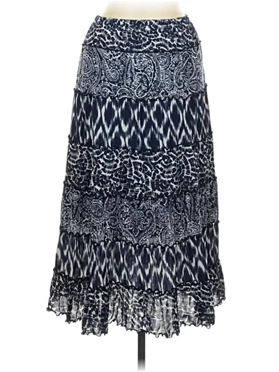 Pre-owned Jm Collection Casual Skirt In Blue