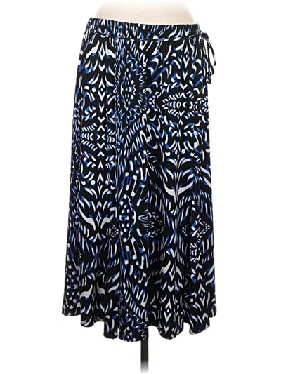 Pre-owned Jm Collection Casual Skirt In Blue