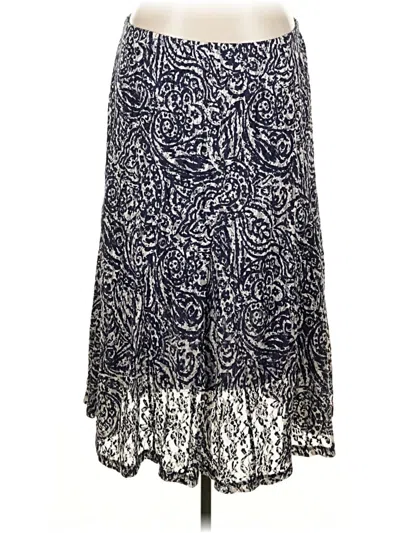 Pre-owned Jm Collection Casual Skirt In Blue
