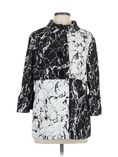 Pre-owned Jm Collection Coat In Black