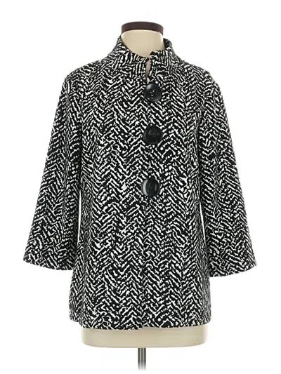 Pre-owned Jm Collection Coat In Black