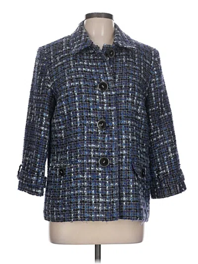 Pre-owned Jm Collection Coat In Blue