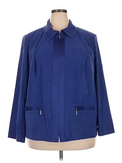 Pre-owned Jm Collection Coat In Blue