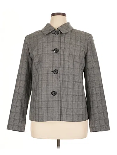 Pre-owned Jm Collection Coat In Gray