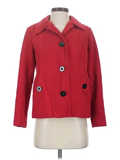 Pre-owned Jm Collection Coat In Red