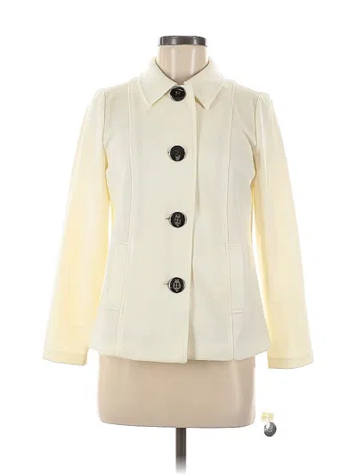 Pre-owned Jm Collection Coat In White