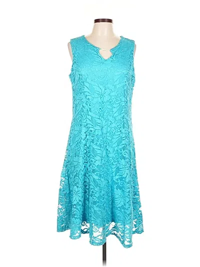 Pre-owned Jm Collection Cocktail Dress In Blue