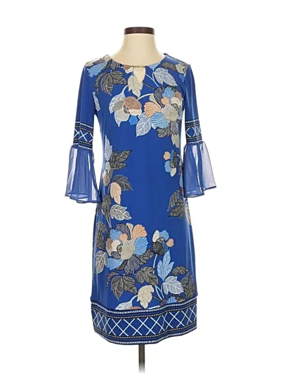 Pre-owned Jm Collection Cocktail Dress In Blue