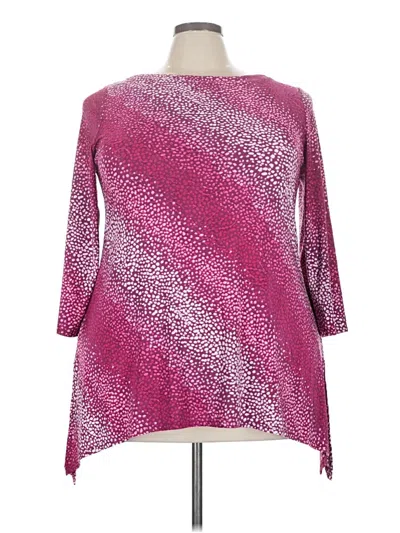 Pre-owned Jm Collection Cocktail Dress In Burgundy