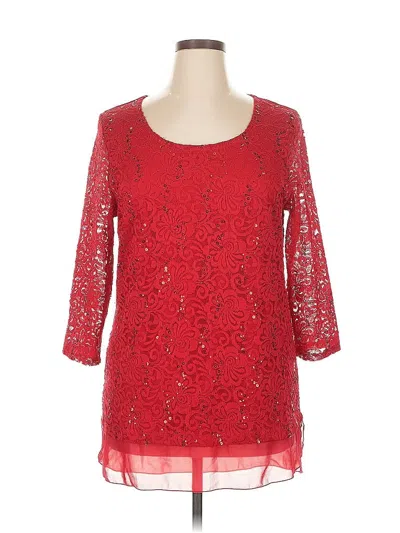 Pre-owned Jm Collection Cocktail Dress In Red
