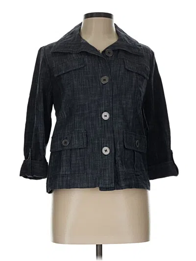 Pre-owned Jm Collection Denim Jacket In Gray