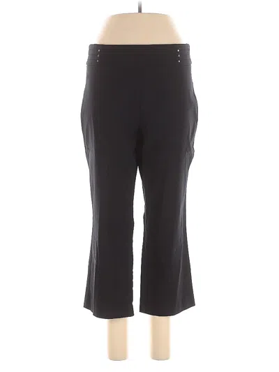 Pre-owned Jm Collection Dress Pants In Black