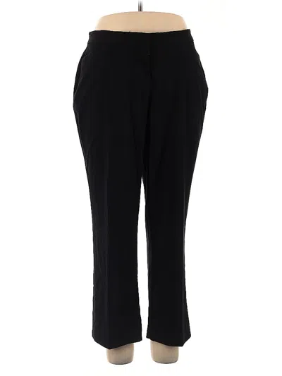 Pre-owned Jm Collection Dress Pants In Black