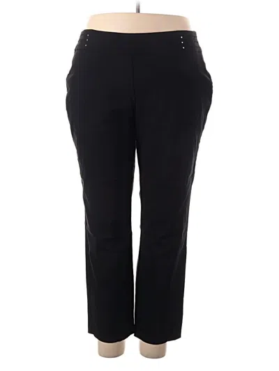 Pre-owned Jm Collection Dress Pants In Black