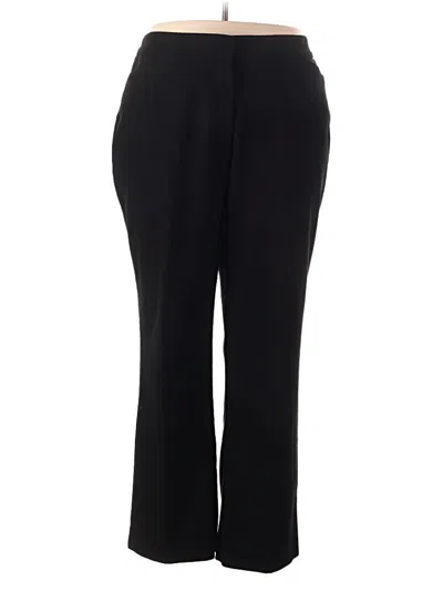 Pre-owned Jm Collection Dress Pants In Black