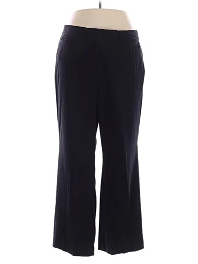 Pre-owned Jm Collection Dress Pants In Black