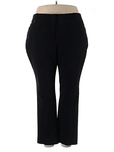 Pre-owned Jm Collection Dress Pants In Black