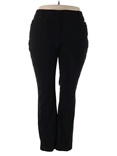 Pre-owned Jm Collection Dress Pants In Black