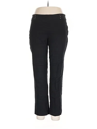 Pre-owned Jm Collection Dress Pants In Black