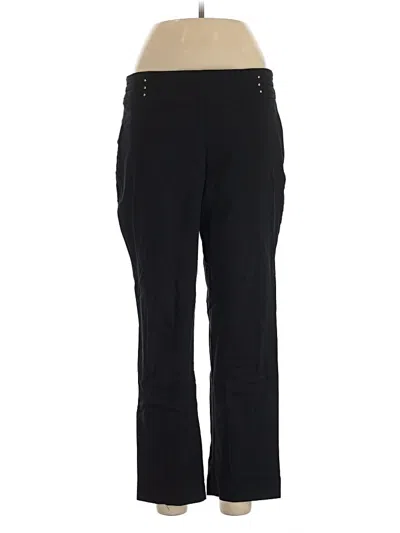 Pre-owned Jm Collection Dress Pants In Black