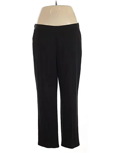Pre-owned Jm Collection Dress Pants In Black