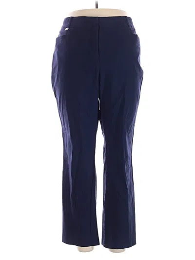 Pre-owned Jm Collection Dress Pants In Blue