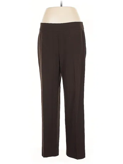 Pre-owned Jm Collection Dress Pants In Brown