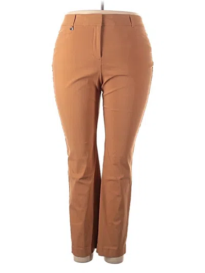 Pre-owned Jm Collection Dress Pants In Brown