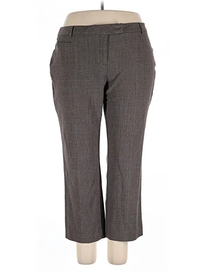Pre-owned Jm Collection Dress Pants In Brown