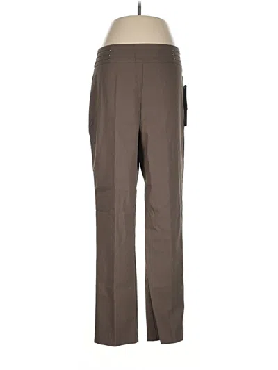 Pre-owned Jm Collection Dress Pants In Brown