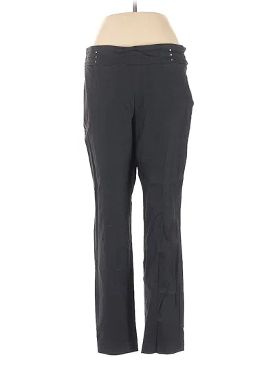 Pre-owned Jm Collection Dress Pants In Gray