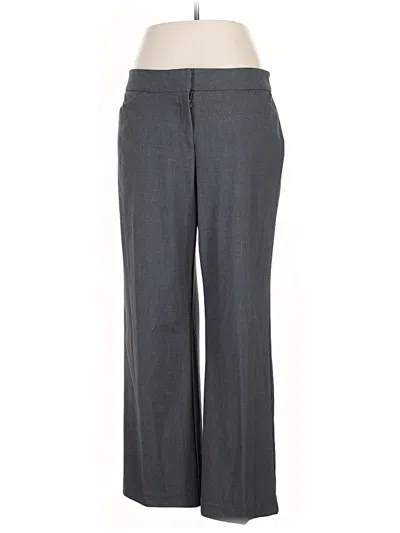 Pre-owned Jm Collection Dress Pants In Gray