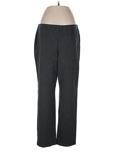 Pre-owned Jm Collection Dress Pants In Gray